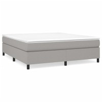 vidaXL Bed Frame Light Gray 72