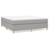 vidaXL Bed Frame Light Gray 72