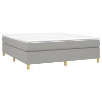 vidaXL Bed Frame Light Gray 72