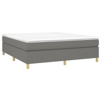 vidaXL Bed Frame Dark Gray 72