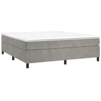 vidaXL Bed Frame Light Gray 72