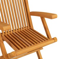 vidaXL Patio Chairs 3 pcs Solid Teak Wood