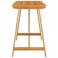 Vidaxl Patio Bar Table 55.1X27.6X40.9 Solid Acacia Wood