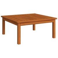 Vidaxl Patio Lounge Table 24.8X24.8X11.8 Solid Acacia Wood