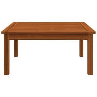 Vidaxl Patio Lounge Table 24.8X24.8X11.8 Solid Acacia Wood