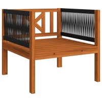 Vidaxl Patio Chair With Cushion Solid Acacia Wood