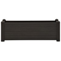 vidaXL Garden Raised Bed PP Anthracite 39.4