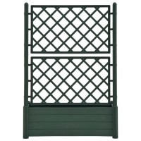 vidaXL Garden Planter with Trellis 39.4