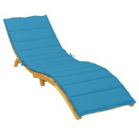 vidaXL Sun Lounger Cushion Blue 78.7