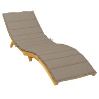 vidaXL Sun Lounger Cushion Taupe 78.7