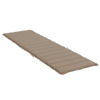 vidaXL Sun Lounger Cushion Taupe 78.7