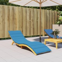 vidaXL Sun Lounger Cushion Blue 78.7