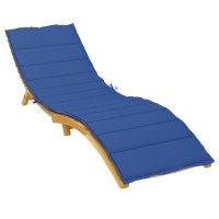 vidaXL Sun Lounger Cushion Royal Blue 78.7