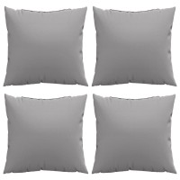 vidaXL Throw Pillows 4 pcs Gray 15.7