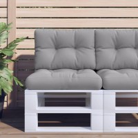 vidaXL Pallet Cushion Gray 19.7