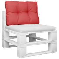 vidaXL Pallet Cushion Red 23.6