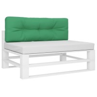 vidaXL Pallet Cushion Green 47.2