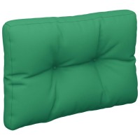 vidaXL Pallet Cushions 2 pcs Green Fabric