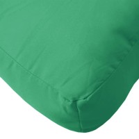 vidaXL Pallet Cushions 2 pcs Green Fabric