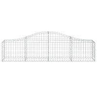 vidaXL Arched Gabion Baskets 4 pcs 78.7