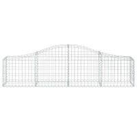 vidaXL Arched Gabion Baskets 9 pcs 78.7