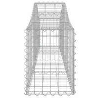 vidaXL Arched Gabion Baskets 14 pcs 78.7