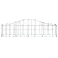 vidaXL Arched Gabion Baskets 18 pcs 78.7