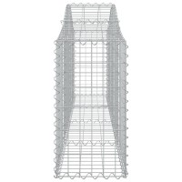 vidaXL Arched Gabion Baskets 2 pcs 78.7