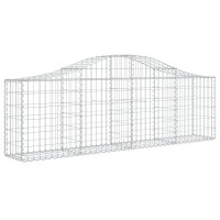 vidaXL Arched Gabion Baskets 9 pcs 78.7