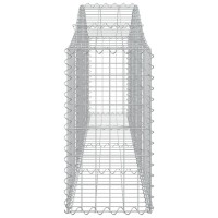 vidaXL Arched Gabion Baskets 11 pcs 78.7