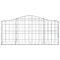 vidaXL Arched Gabion Baskets 4 pcs 78.7