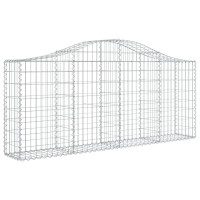 vidaXL Arched Gabion Baskets 8 pcs 78.7