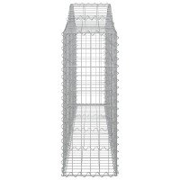 vidaXL Arched Gabion Baskets 8 pcs 78.7