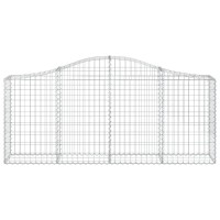 vidaXL Arched Gabion Baskets 10 pcs 78.7