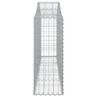 vidaXL Arched Gabion Baskets 11 pcs 78.7