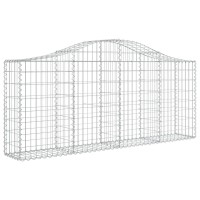 vidaXL Arched Gabion Baskets 20 pcs 78.7