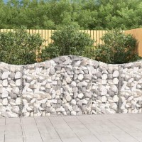 vidaXL Arched Gabion Baskets 3 pcs 78.7