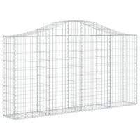 vidaXL Arched Gabion Baskets 6 pcs 78.7