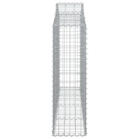 vidaXL Arched Gabion Baskets 6 pcs 78.7