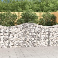 vidaXL Arched Gabion Baskets 7 pcs 78.7