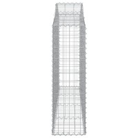 vidaXL Arched Gabion Baskets 13 pcs 78.7