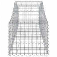 vidaXL Arched Gabion Baskets 2 pcs 78.7