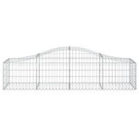 vidaXL Arched Gabion Baskets 3 pcs 78.7