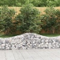 vidaXL Arched Gabion Baskets 5 pcs 78.7