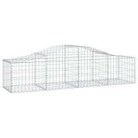 vidaXL Arched Gabion Baskets 14 pcs 78.7