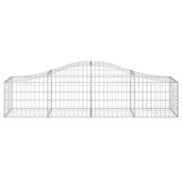 vidaXL Arched Gabion Baskets 14 pcs 78.7