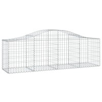 vidaXL Arched Gabion Baskets 3 pcs 78.7