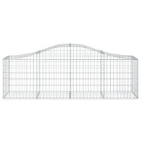 vidaXL Arched Gabion Baskets 3 pcs 78.7