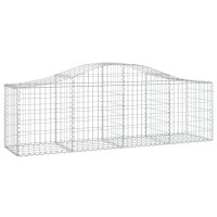 vidaXL Arched Gabion Baskets 10 pcs 78.7