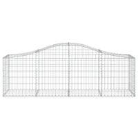 vidaXL Arched Gabion Baskets 10 pcs 78.7